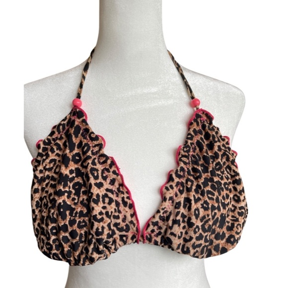 Other - Animal print bikini top